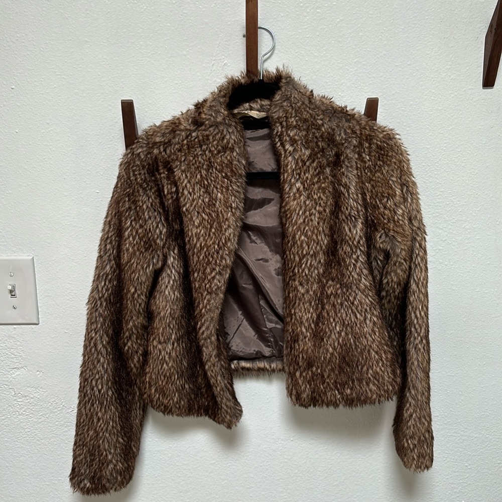 Hollister Faux Fur Jacket